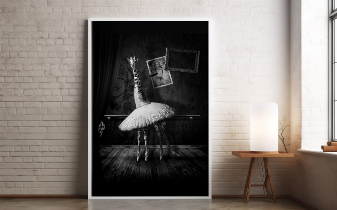 Affiche Girafe danseuse